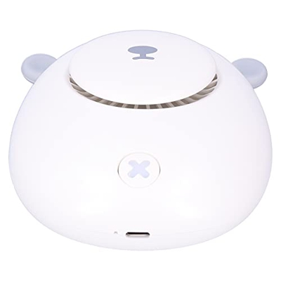 SHYEKYO Ventilador portátil, Ventilador USB portátil para el hogar para Deportes al Aire Libre para el Aula para la Oficina(Blanco, Tipo de Torre Incl