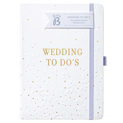 Libro de boda To Do Busy B - Organizador de bodas A5 oro y blanco