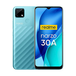 Realme Narzo 30A Smartphone Libre Mega Batería 6000mAh Carga Rápida 6.5" Pantalla HD+ 4GB + 64GB (SD 256GB) Cámara AI 13MP Teléfonos Móviles 4G Dual S precio