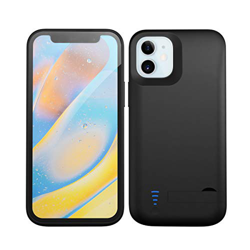 Funda de batería para iPhone 12 mini, 4000 mAh, recargable, batería de reserva extendida, cargador de energía, funda protectora compatible con iPhone  características