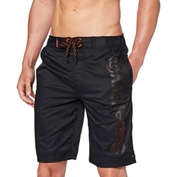 Superdry Classic Boardshort Bermudas, Negro, XL para Hombre características