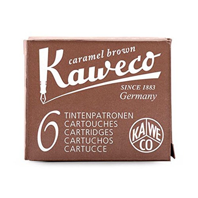 ONOGAL 1x Kaweco 6 Cartuchos Tinta Sepia Marron de Estilográfica KA CART01 7015bsepia