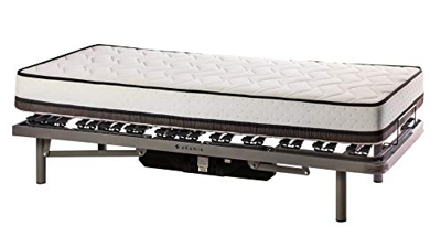 ekamia Cama Articulada Eléctrica Eris con Colchón Delling Medidas 105cm x 200cm - Mando con Cable