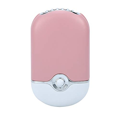 Mini ventilador de enfriamiento USB Mini ventilador Aire acondicionado Extensión de pestañas Pegamento Herramienta de secado rápido Rosa