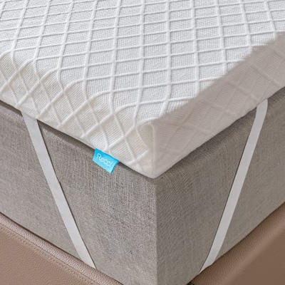 Recci Topper Viscoelástico 180x190 6 cm, Topper Colchón de Memory Foam con Alivio de la Presión, Sobrecolchón Hipoalergénico de Bambú Extraíble y Lava