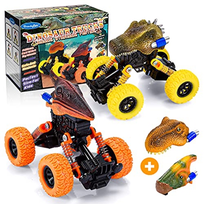 Toyzey Monster Truck,Coches de Juguetes Dinosaurios Juguetes Niños 2-8 Años Regalo Niño 2-8 Años Juguetes para Niños de 2-8 Años Dinosaurios Juguetes 