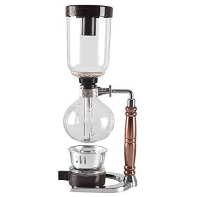 GDYJP Cafetera de café de Vidrio Siphon Tea Siphon Pot VACUA CAFÉ CAFILER CAFERA ​​MÁQUINA Filtro Cocina Home Cocina CAFETER (Color : A, Tamaño : 480M