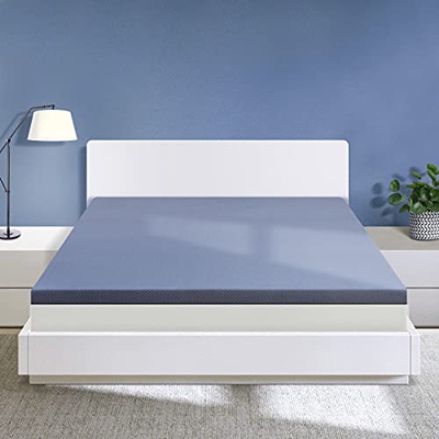 Wemk 2-en-1 Topper Viscoelástico, 6cm Topper Viscoelástico para Colchón,180 x 200 cm Sobrecolchón Antiácaro y Transpirable, ISPA, CertiPUR-EU, Oeko-Te