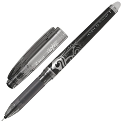 Pilot Frixion - Bolígrafo roller de tinta borrable (punta de 0,5 mm, 5 unidades), color negro en oferta