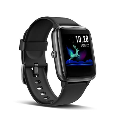 LATEC Reloj Inteligente, Impermeable IP68 Smartwatch Mujer Hombre niños Pulsera de Actividad Inteligente con Monitor de Sueño Contador de Caloría Puls