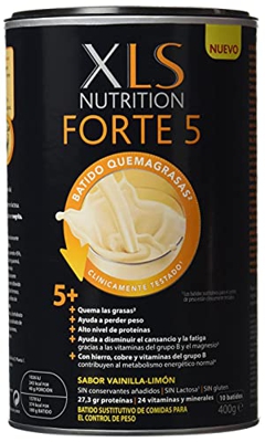 XLS Medical Nutrition Forte 5 Batido Quemagrasas, color Único, 400 g