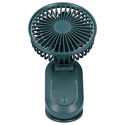 SHYEKYO Ventilador Giratorio, Ventilador de Escritorio Ventilador eléctrico con 3 Engranajes para Verano para Exteriores(Verde, Tipo de Torre Inclinad