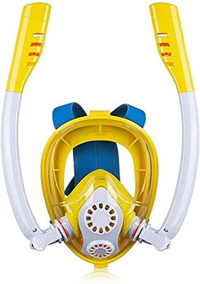 GTJF Máscara de Buceo Máscaras de Buceo Máscara de Snorkel Máscara de Buceo Submarino Anti Niebla Cara Completa Cara de Snorkel Máscara para Mujeres H