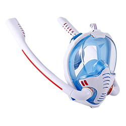 ALLWIN Juego De Snorkel, Hombres Adultos, Mujeres, Máscara De Natación, Doble Tubo De Respiración, Silicona, Máscaras De Snorkel En Seco Completo, Equ precio