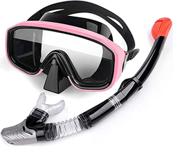 GTJF Máscara de Buceo Mascarilla de Buceo con Traje de Snorkeling Anti-Niebla Visión Clara Cómodo y Agradable para la Piel Adecuado para Adultos en oferta