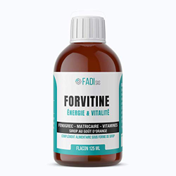 FORVITINE | Apetitoso jarabe de tonicidad con alholva, matricaria y vitaminas B1 y C | Frasco 125 ml características