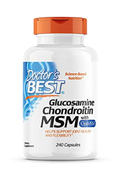 Doctor's Best, Glucosamina-Condroitina MSM, con OptiMSM, 240 Cápsulas, Probado en Laboratorio, Sin Soja, Sin Gluten, No GMO características