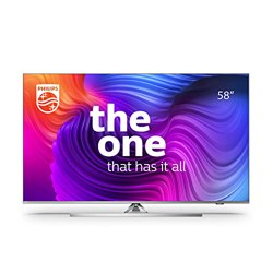 Philips 58PUS8506 / 4K Smart UHD TV LED 58 Pulgadas, Android TV 4K con Ambilight, Imagen HDR Vibrante, Visión Dolby cinematográfica y Sonido Atmos, Co en oferta