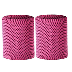 Ruluti 2pcs Muñeca Sudor Deportes De Venda De Banda Absorbente De Sudor Banda Adecuado para Gym Deportes Tenis Correr Unisex precio