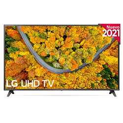 LG 75UP7500-ALEXA 2021-Smart TV 4K UHD 189 cm (75") con Procesador Quad Core, HDR10 Pro, HLG, Sonido Virtual Surround, HDMI 2.0, USB 2.0, Bluetooth 5. características