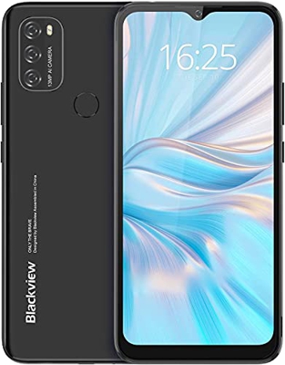 Android 11 Teléfono Móvil Libres, Blackview A70 (2021) 4G Smartphone 6,52 Pulgadas Octa-Core 3GB+32GB 256GB Ampliables, 5380mAh Baterí Triple Cámara 1