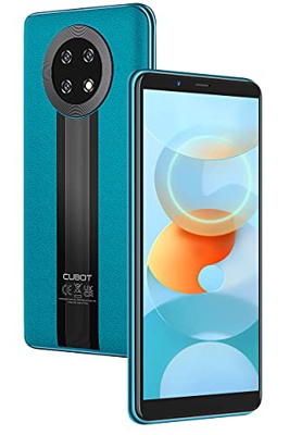 CUBOT Smartphone Libre Note 9, Móvil Barato Bueno 4G 6000mAh Android 11 5,99 Pulgadas 3GB RAM 32GB ROM 128GB Expandible, Cámara Triple 16MP Dual Nano 