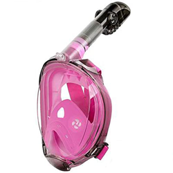 GTJF Máscara de Buceo Máscara de Buceo con máscara de Snorkel panorámico Anti-Niebla Anti-Niebla para Buceo de Buceo (Color : Pink, Size : S/M) precio