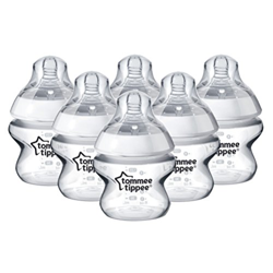 Tommee Tippee Biberones Closer to Nature, 150 ml, 6 Unidades, Transparente en oferta