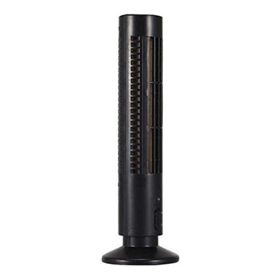 DDyna Ventilador de Torre pequeña de Escritorio, Ventilador de Torre USB Mini Aire Acondicionado de Torre sin Hojas Ventilador pequeño Ventilador de T