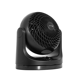 Iris Ohyama 531586 Potente Ventilador de Mesa, Oscilación, 23m², 49W, Negro, 29.1 x 19.1 x 31 cm en oferta