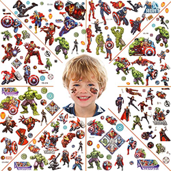 Tatuajes Temporales para Niños Niñas, Avengers Tatuajes Temporales, Tatuajes Falso de Avengers, Tatuajes para Niños, Tatuaje Pegatina Niños Cumpleaños precio