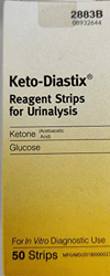 Keto-Diastix Strips for Urinalysis 50 Test Strips (2883B) características