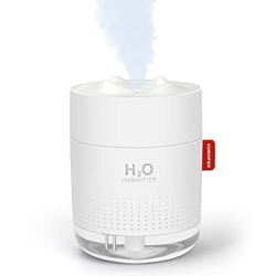 Humidificador, 500 ml, mini USB, ultrasonido, portátil, humidificador, ultrasilencioso, difusor pequeño, apagado automático, hasta 12 – 18 horas de fu características