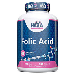 Haya Labs El Ácido Fólico, 800 Mcg - 250 Comprimidos 100 g precio