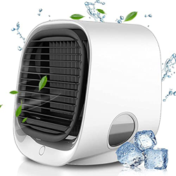 Lahuko Aire Acondicionado Portatil con Mando a Distancia 4-in-1 Mini Enfriador de Aire, Ventilador, Humidificador, Purificador con 3 Velocidades precio