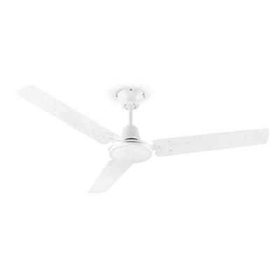 Klarstein Spin Doctor - Ventilador de techo, 3 aspas, Diámetro de 48" / 122 cm, Caudal de 9963 m³/h, Potencia 56 W, 3 velocidades, Control independien