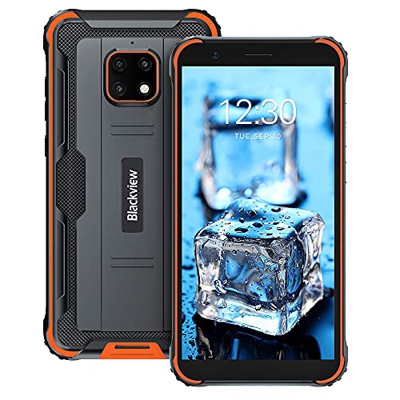 Móvil Resistente, Blackview BV4900 Pro 4G Impermeable Smartphone 4+64GB Octa-Core 5580 mAh 5,7" HD+ Cámara Triple 13MP Teléfono Móviles Antigolpes IP6