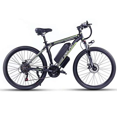 26" Bicicleta Eléctrica Urbana, 500W/1000W 48V 13Ah Bicicletas Electricas de Montaña E-Bike, Bicicleta Electrica Adulto Unisex