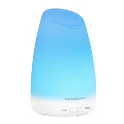 InnoGear Difusor de aroma, 150 ml, humidificador ultrasónico para aceite esencial, apagado automático, lámpara aromática eléctrica para habitación, sa características