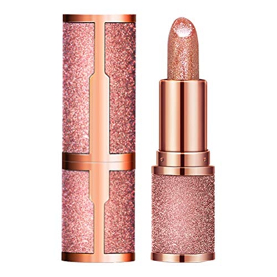 Eeauytr Lápiz labial Glitter Star, hidratante nutritivo, Taza Antiadherente Impermeable