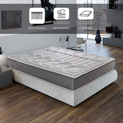 ROYAL SLEEP Colchón viscoelástico Carbono 90x190 firmeza Alta, Gama Alta, Efecto regenerador, Altura 29cm. Colchones Ceramic Premium en oferta