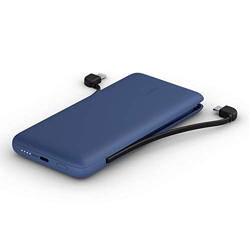 Belkin Boostcharge Plus - Cargador Portátil Batería Externa 10 K (10000 mAh con Cables Integrados Lightning MFI y USB-C y un Puerto USB-C Adicional),  precio