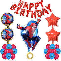 Xingsky Cumpleaños Spiderman Globos, Temáticos de Spiderman Globos de Latex, Temáticos de Spiderman Globos de Latex, Spiderman Decoracion de Fiesta, G precio