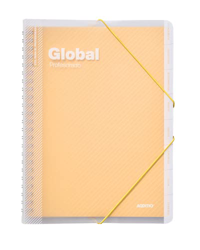 Additio P172 Carpeta Global Evaluación + Agenda + Tutoría + Reuniones - color amarillo en oferta