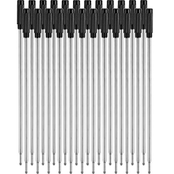 24 Piezas de Recambios de Bolígrafos de Punta de Bola Reemplazables Negros Escritura Lisa 4,5 Pulgadas (11,6 cm) y 1 mm Punta Medium (Negro) características