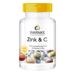 Zinc y Vitamina C – Vegano – Vitamina C 300mg + Zinc 5mg – 250 cápsulas precio