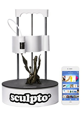 Sculpto + Impresoras 3d, Montado Con Wi-Fi, iOS y Android conectividad – según los – Plug & Play Impresora, gran diseño Volumen