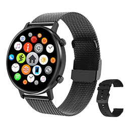 DTNO.I Smartwatch 1.3 '' Pantalla Redonda HD IP68 Reloj Deportivo Impermeable con Fitness Tracker Podómetro Monitor de Ritmo Cardíaco Reloj Deportivo  características