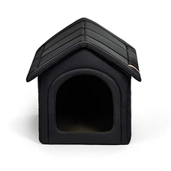 R Exproduct Home Premium - Caseta para Perros, casa para Animales, Plegable, Resistente al Agua, Resistente a los arañazos, Color Negro, XL (46 x 52 x precio