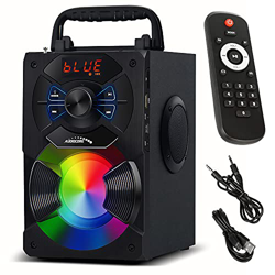 Audiocore AC730 Altavoz Bluetooth Portátil Altavoz Inalámbrico con Potencia de Salida de 11 W/Radio/SD/MMC/AUX-In/USB/Iluminación/Control Remoto/Anten precio